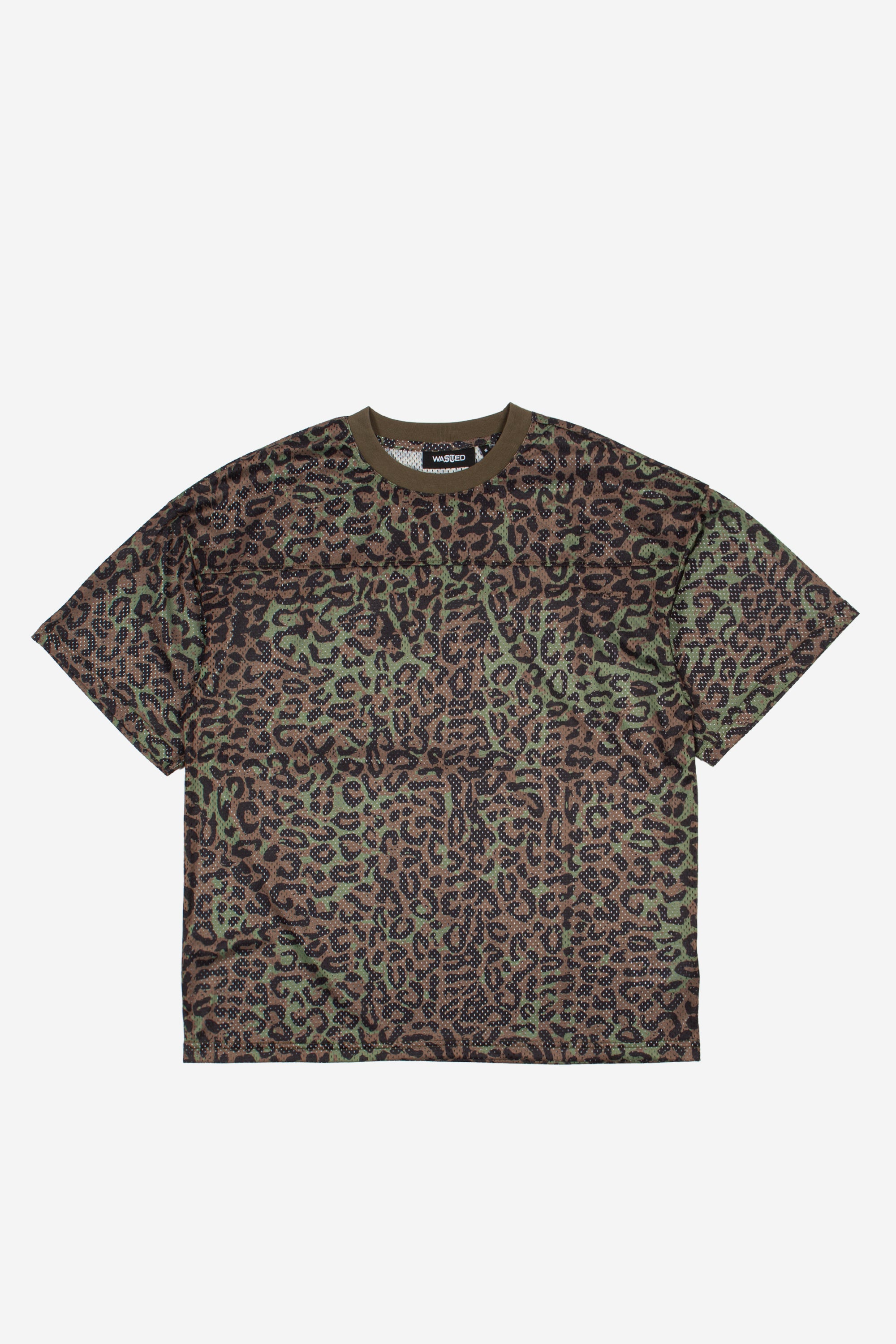 Boxy Cheetah Mesh T-Shirt – WASTED PARIS