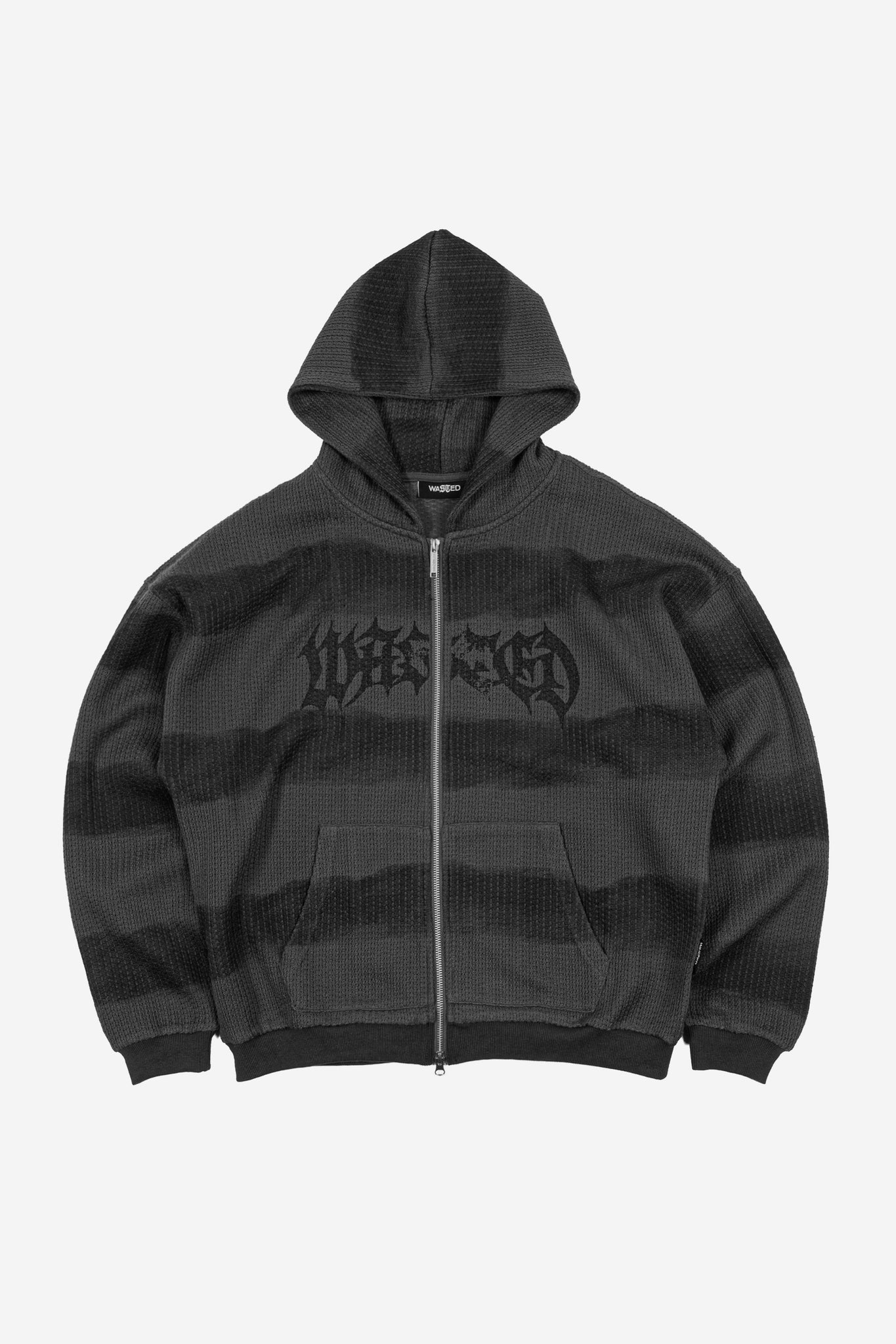 Nevermind Zip Knit Hoodie – WASTED PARIS