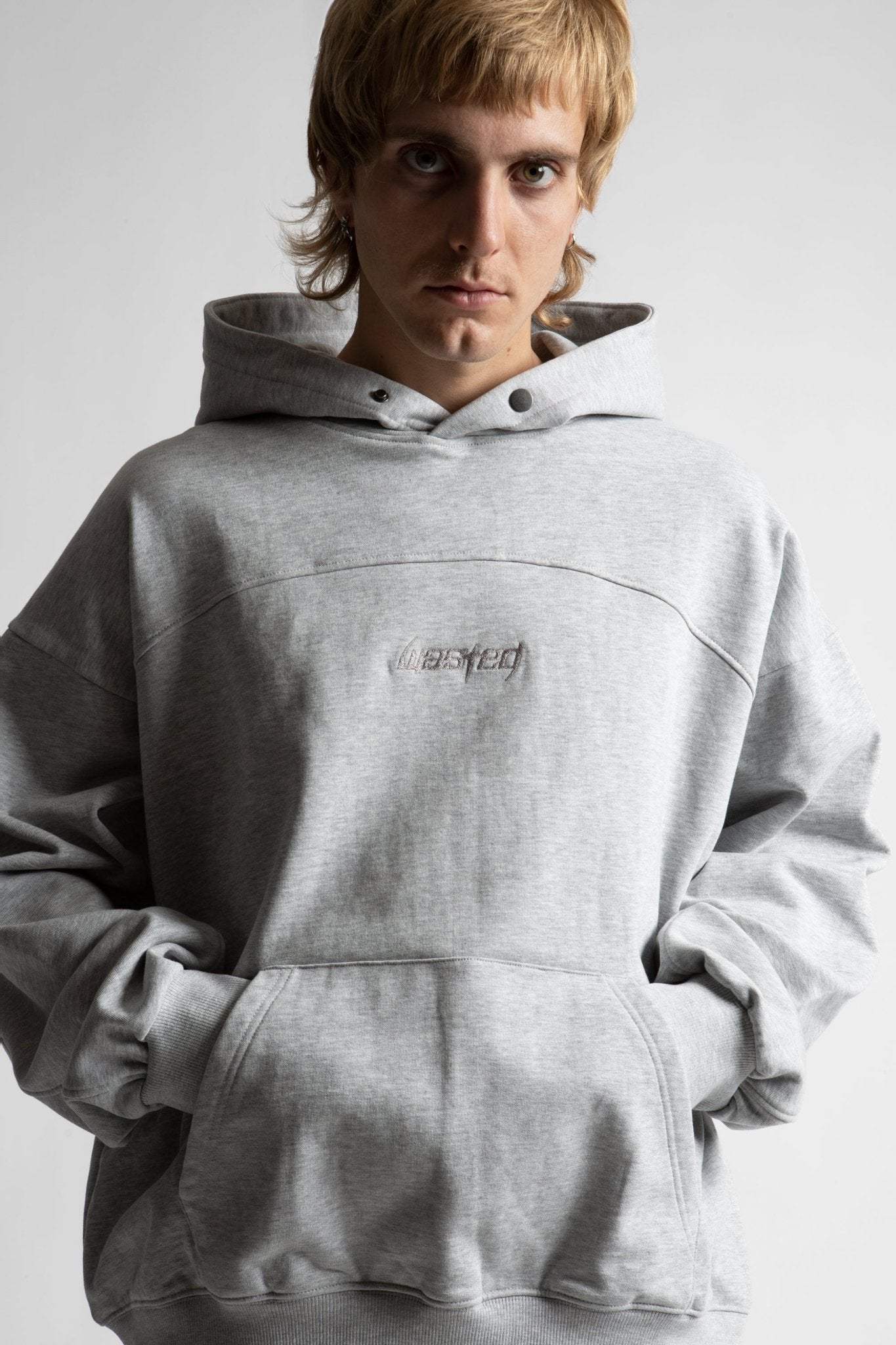 Hoodie Boxy Switchblade - WASTED PARIS