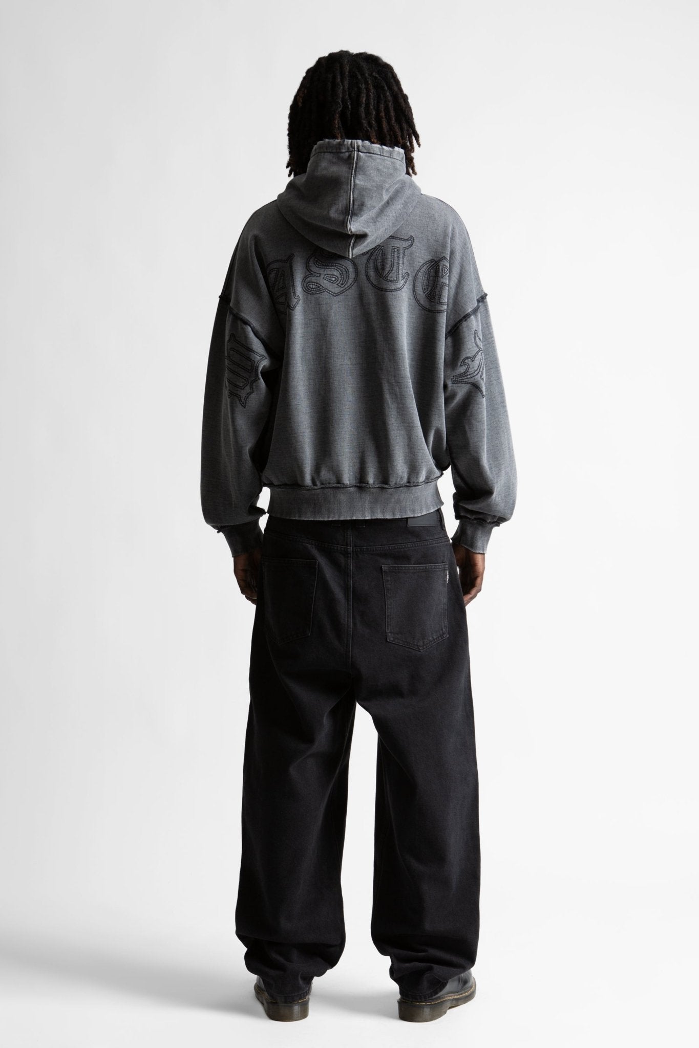 Hoodie Kingdom Curve Faded - WASTED PARIS