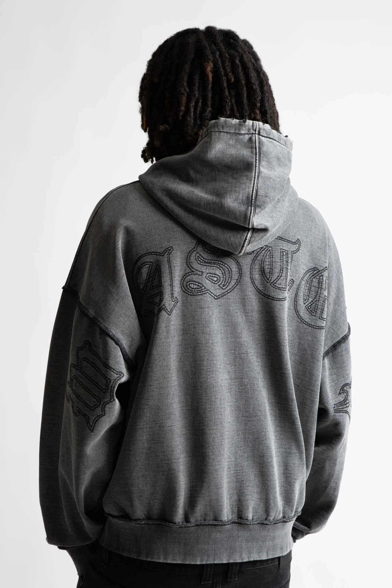 Hoodie Kingdom Curve Faded - WASTED PARIS