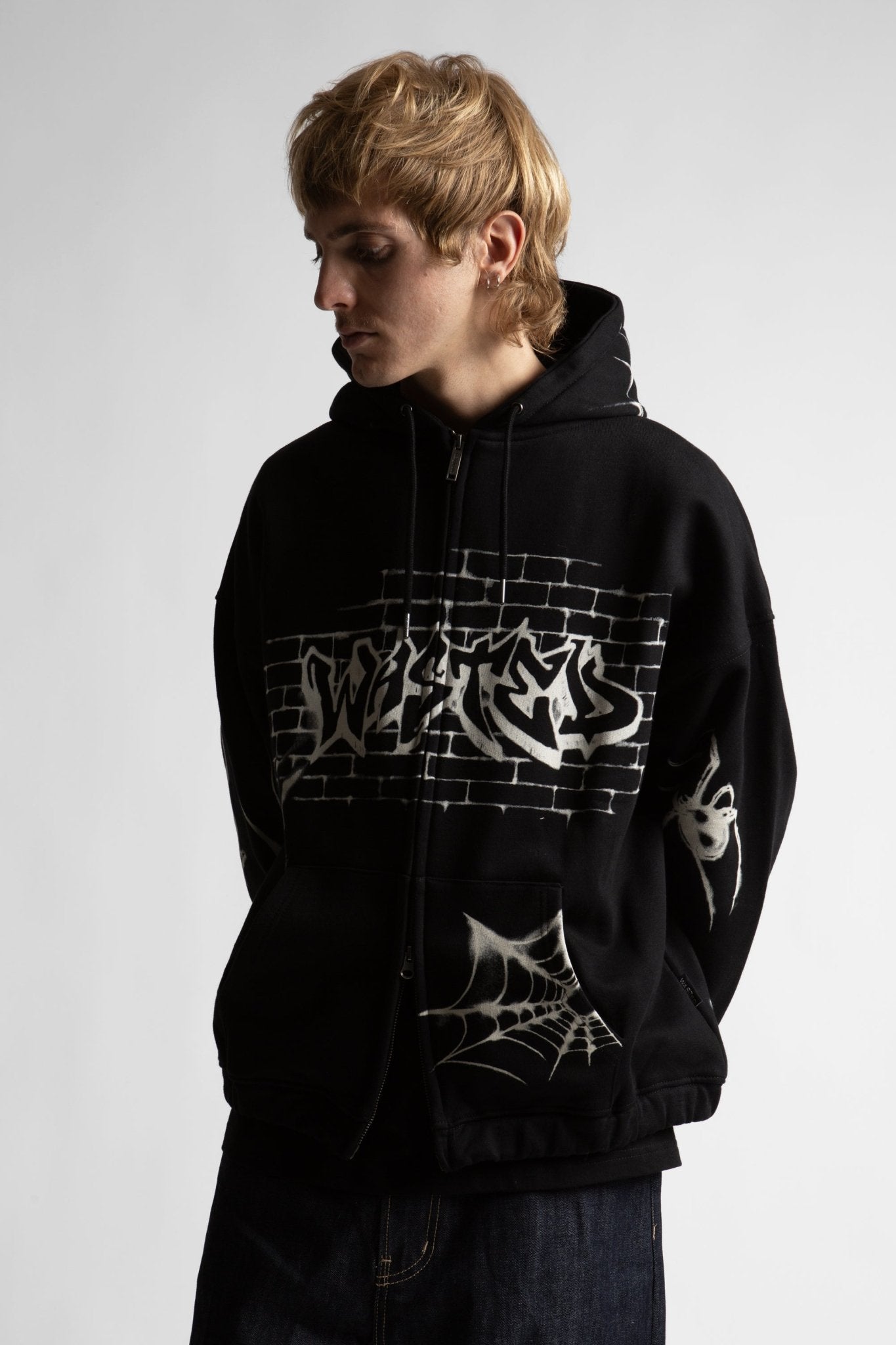 ATM Boxy Zip Hoodie – WASTED PARIS