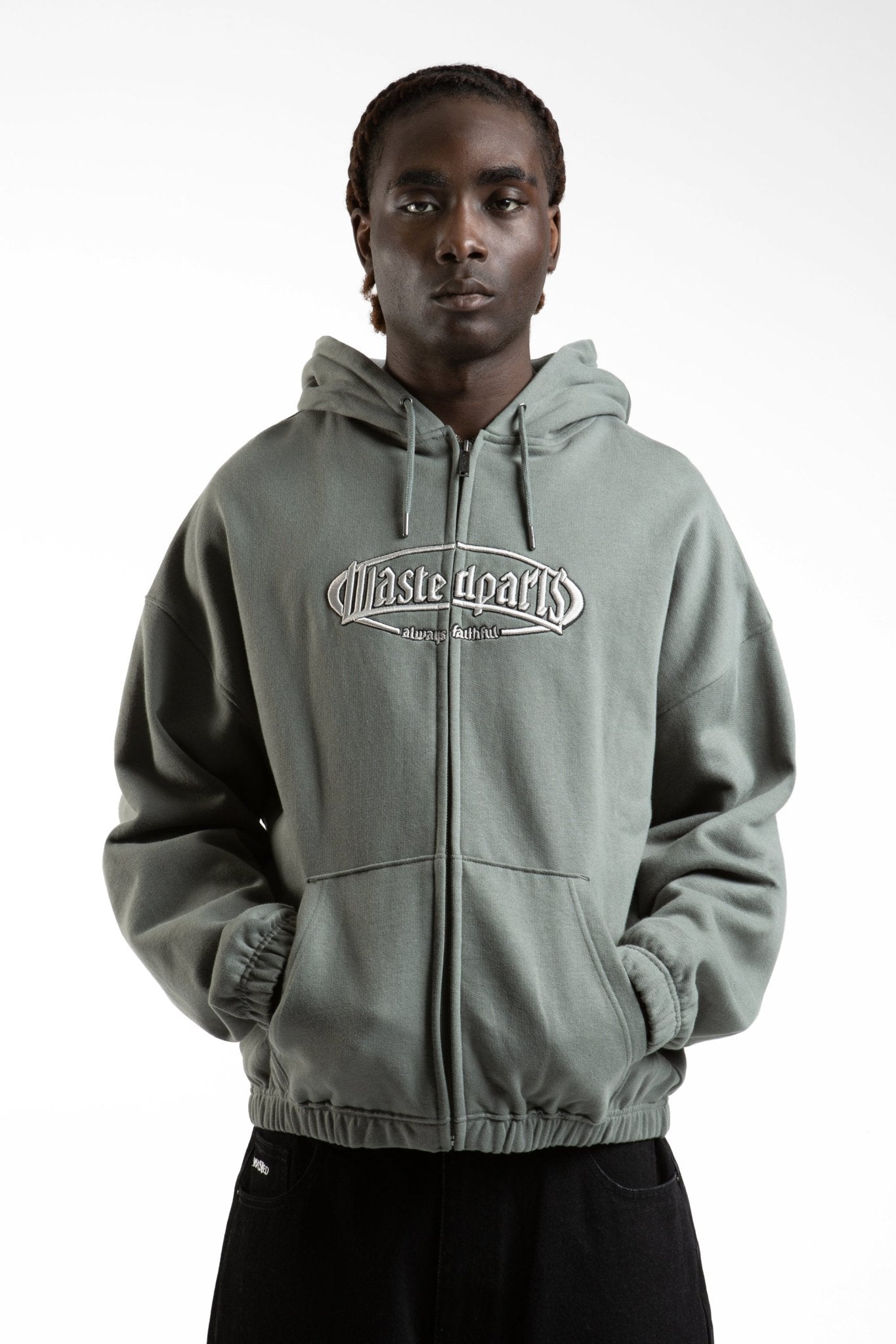 サイズM VERDY Wasted Youth Zip Up Hoodie VERDY x Central Cee SYNA World Wasted Youth Zip-up Hoodie