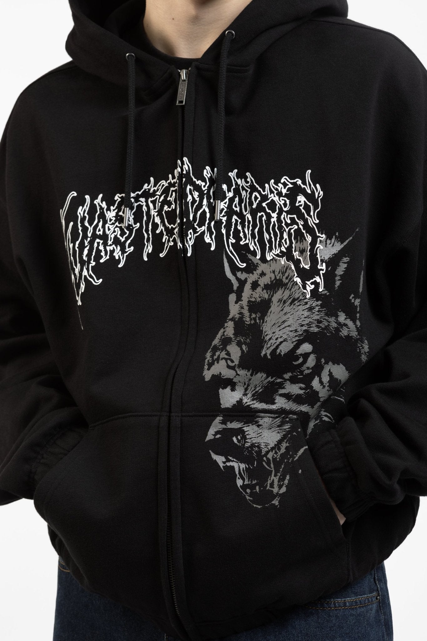 Hoodie Zip Varg - WASTED PARIS