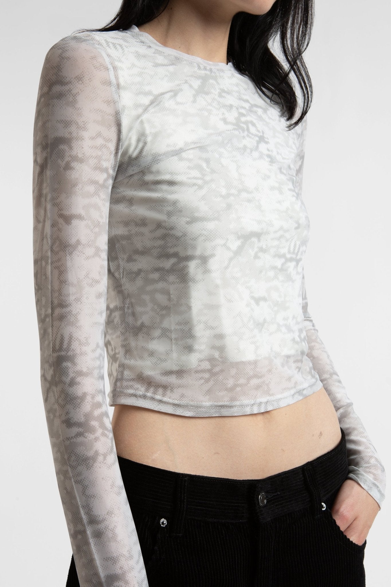 Mesh Top Digicamo Wmn - WASTED PARIS