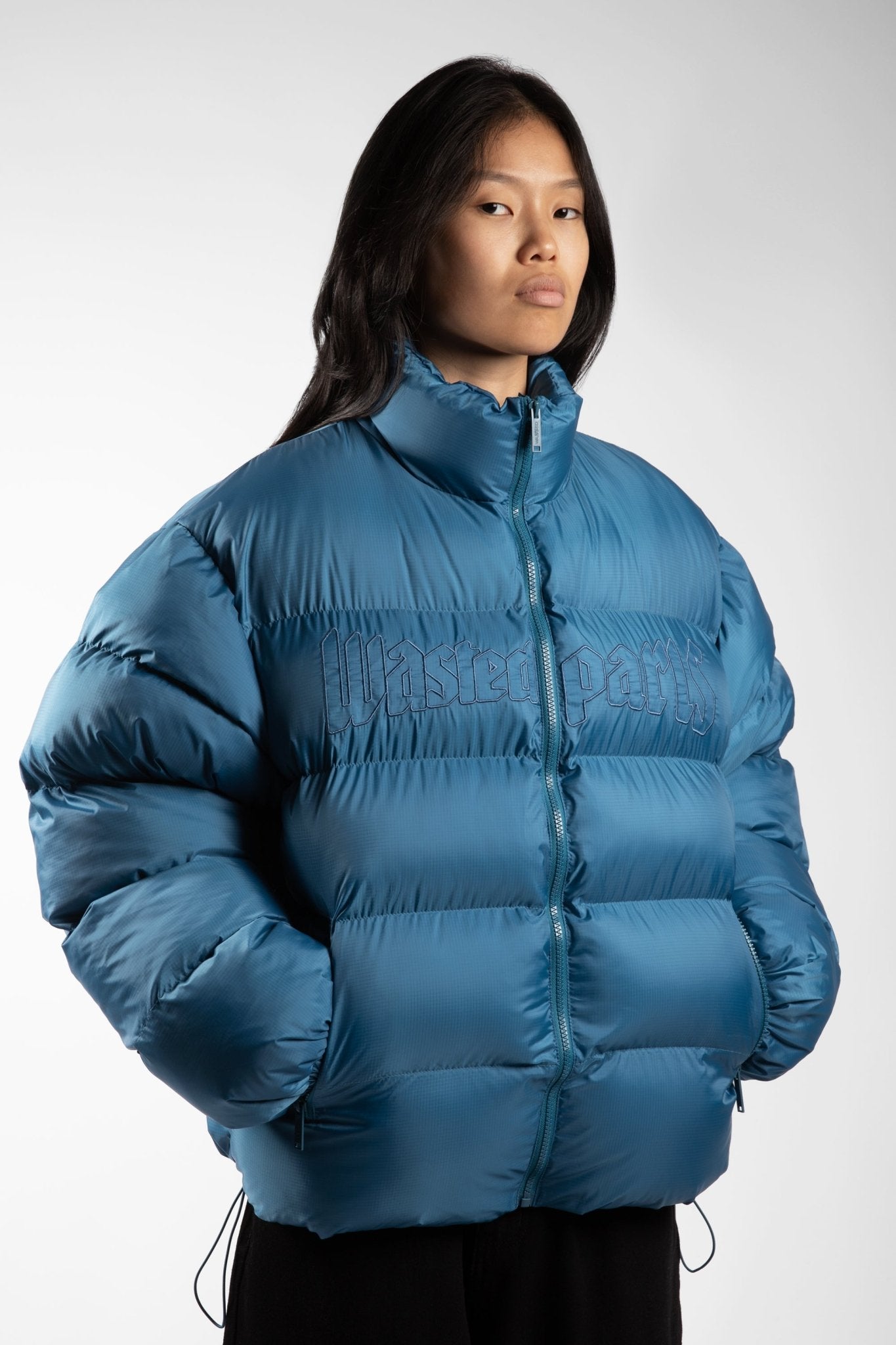 Wasted youth quilt puffer jacket Wasted Youth Quilt Puff Jacket