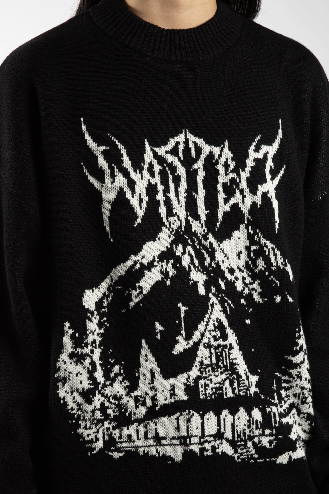 【WASTED PARIS】Alaska☆フロントプリント ブラックフーディ WASTED PARIS(ウェイステッドパリス) パーカー HOODIE FULL ZIP