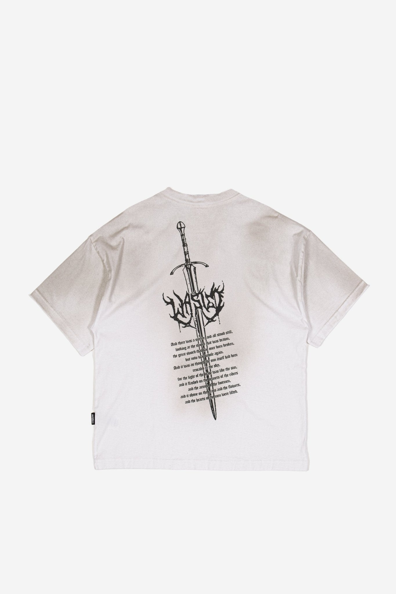 T-Shirt Boxy Sword - WASTED PARIS