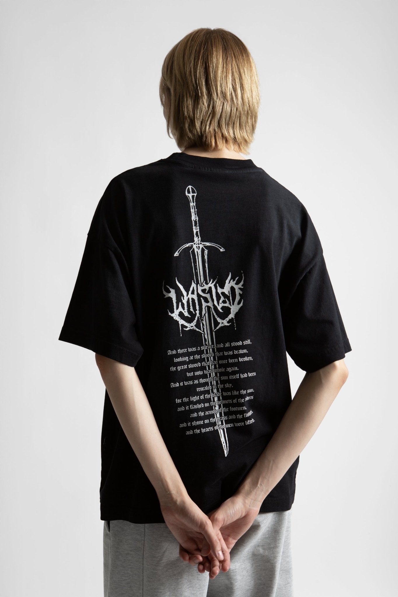 T-Shirt Boxy Sword - WASTED PARIS