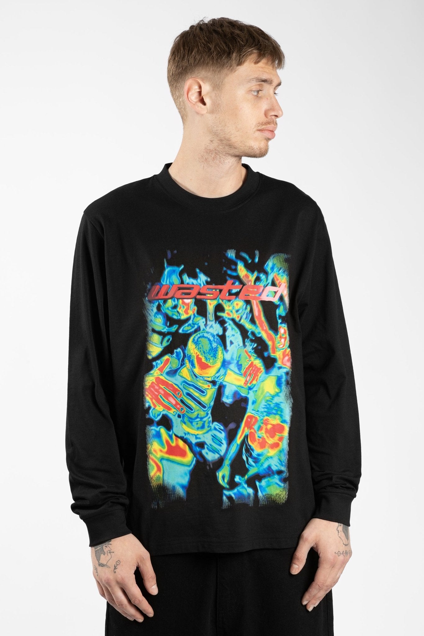 【WASTED PARIS】FUSION 長袖 Tシャツ  ユニセックス 送関込 Fusion Long Sleeve T-Shirt – WASTED PARIS