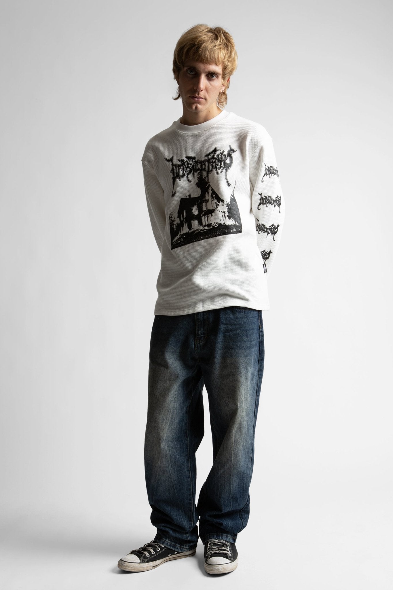 T-Shirt Thermal Manches Longues Ignited - WASTED PARIS