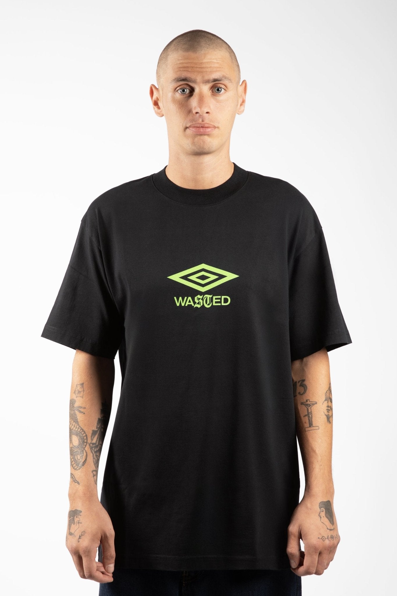 Wasted x Umbro Logo T-Shirt - WASTED PARIS