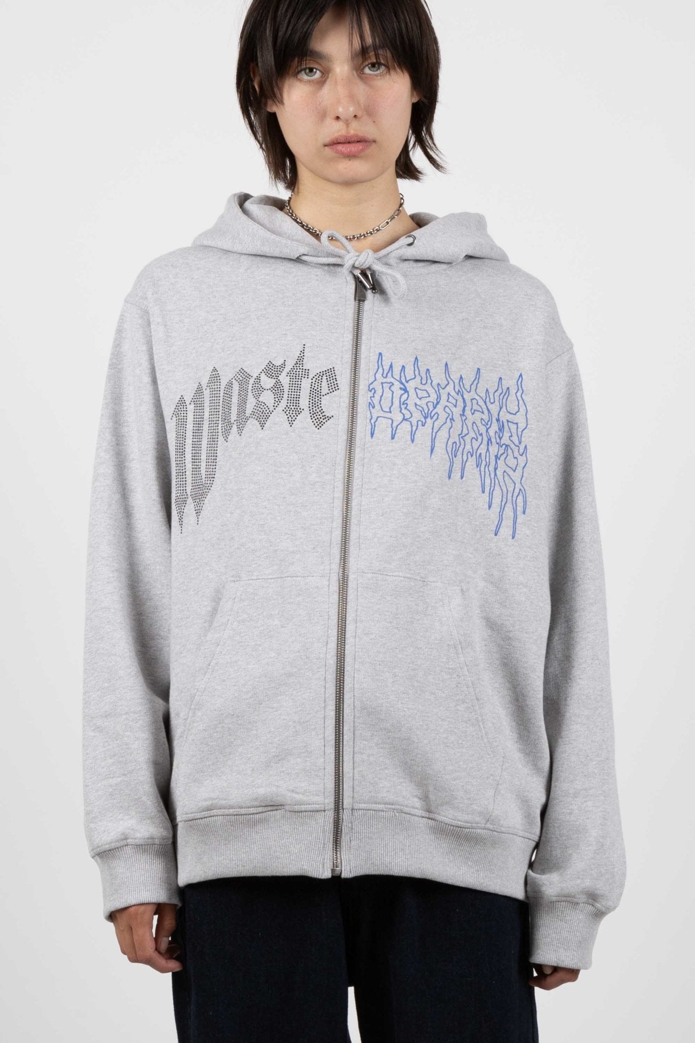 【極美品✨】【WASTED PARIS】HOODIE RAGE CROWN Graphic Hoodie Wasted Paris Shadow Bridge Hoodie Badger Institute