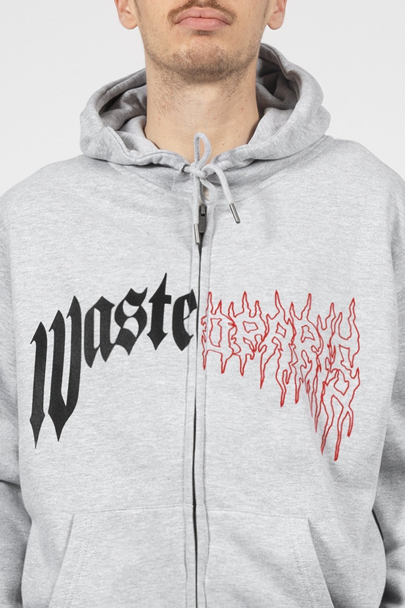 Dark Pitcher Zip Hoodie – WASTED PARIS