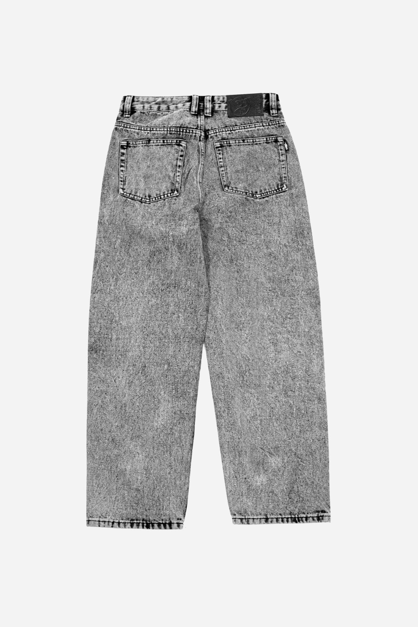 Wasted Paris CASPER SNOW UNISEX - Denim shorts - grey/grey