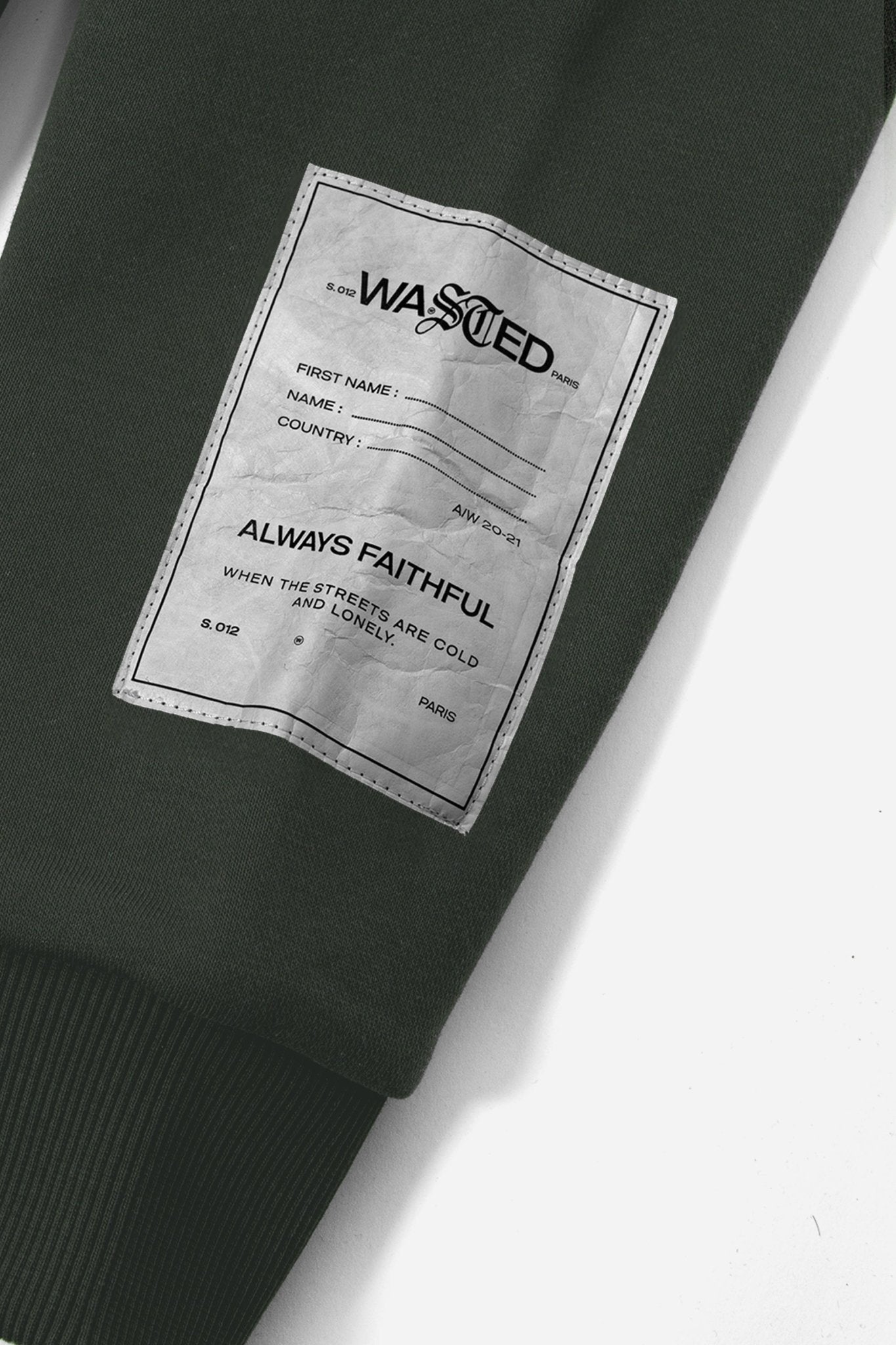 Jogging Essentiel Femme Vert Ardoise - WASTED PARIS