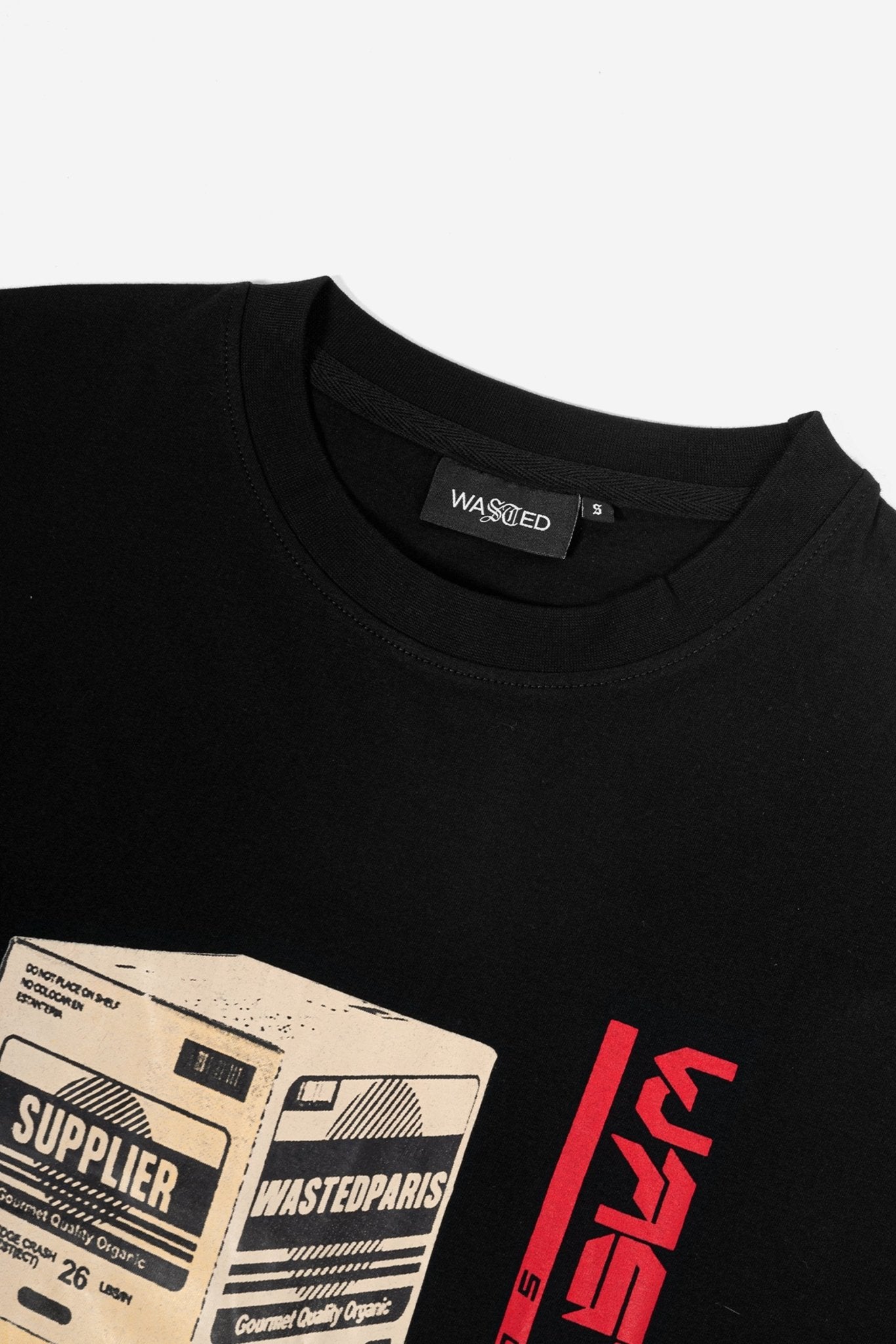 T-shirt Chill Hide Wasted x Supplier Noir - WASTED PARIS