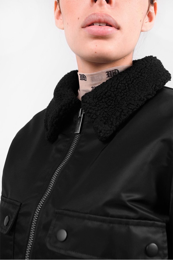 Veste Aviateur Femme Noir - WASTED PARIS